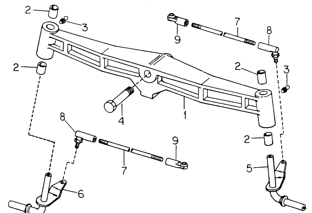 Front Axle Diagram and Parts List for 1914 145986100-145986399-146986100-146986399 Cub Cadet Lawn Tractor